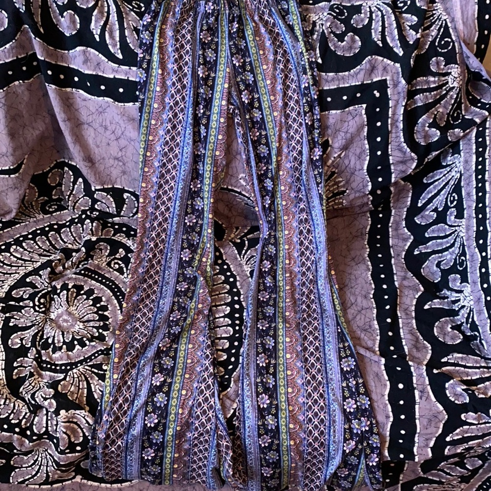 Size small tribal flare pants